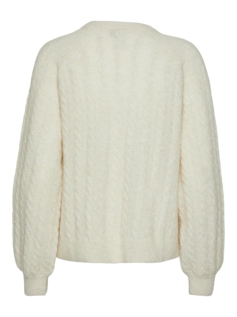 YASLELU LS O-NECK KNIT PULLOVER