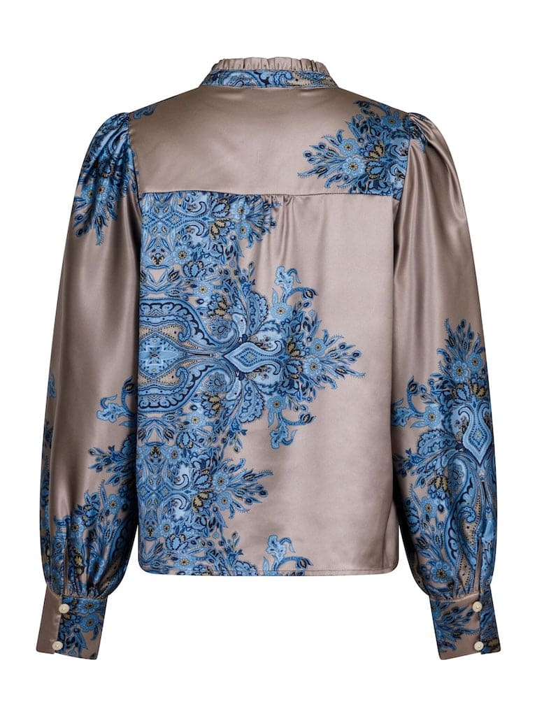 Massima Paisley Border Blouse