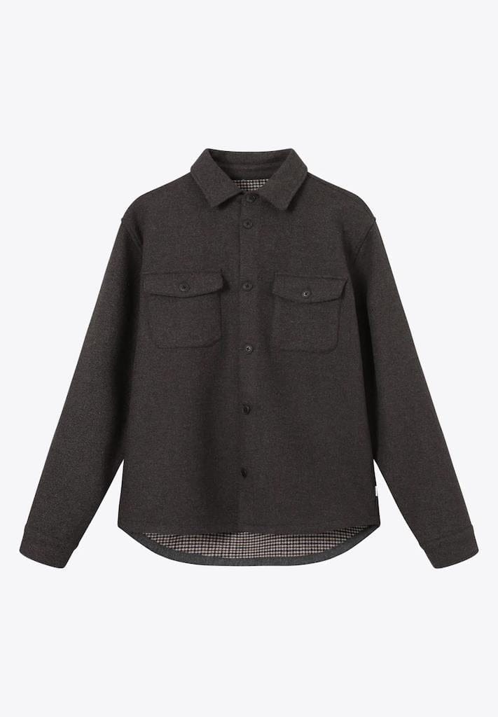 Lennon Houndstooth Wool Hybrid Shirt